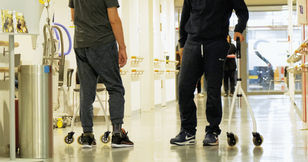 Deux patients avec leur Wheeleo®